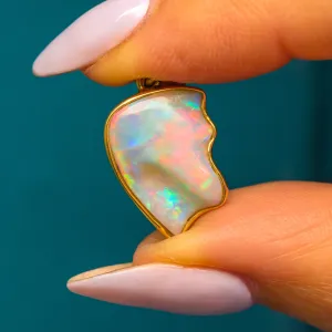 14ct Gold Opal "Cloud" Pendant