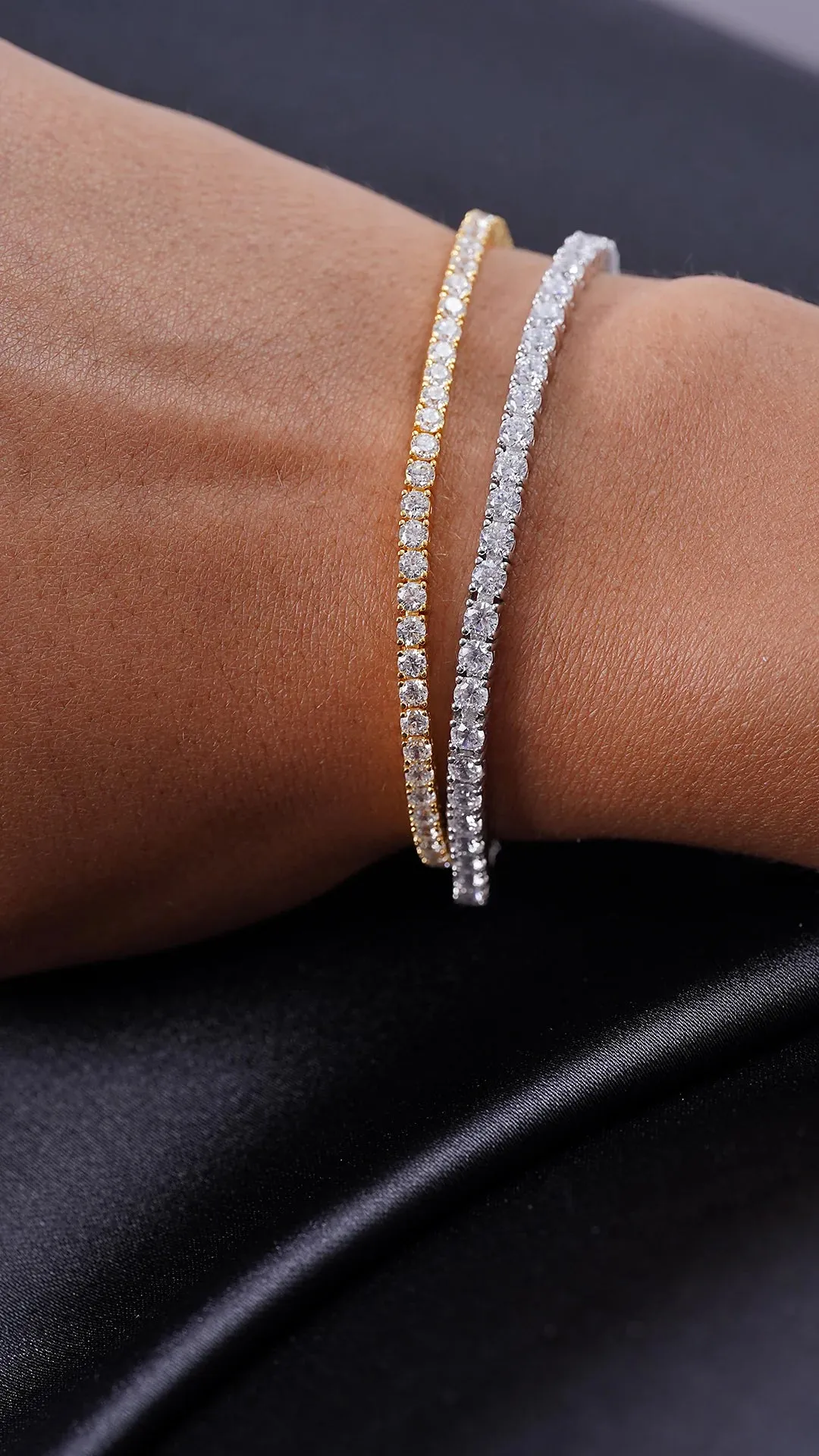 4mm Tennis Bracelet Silver