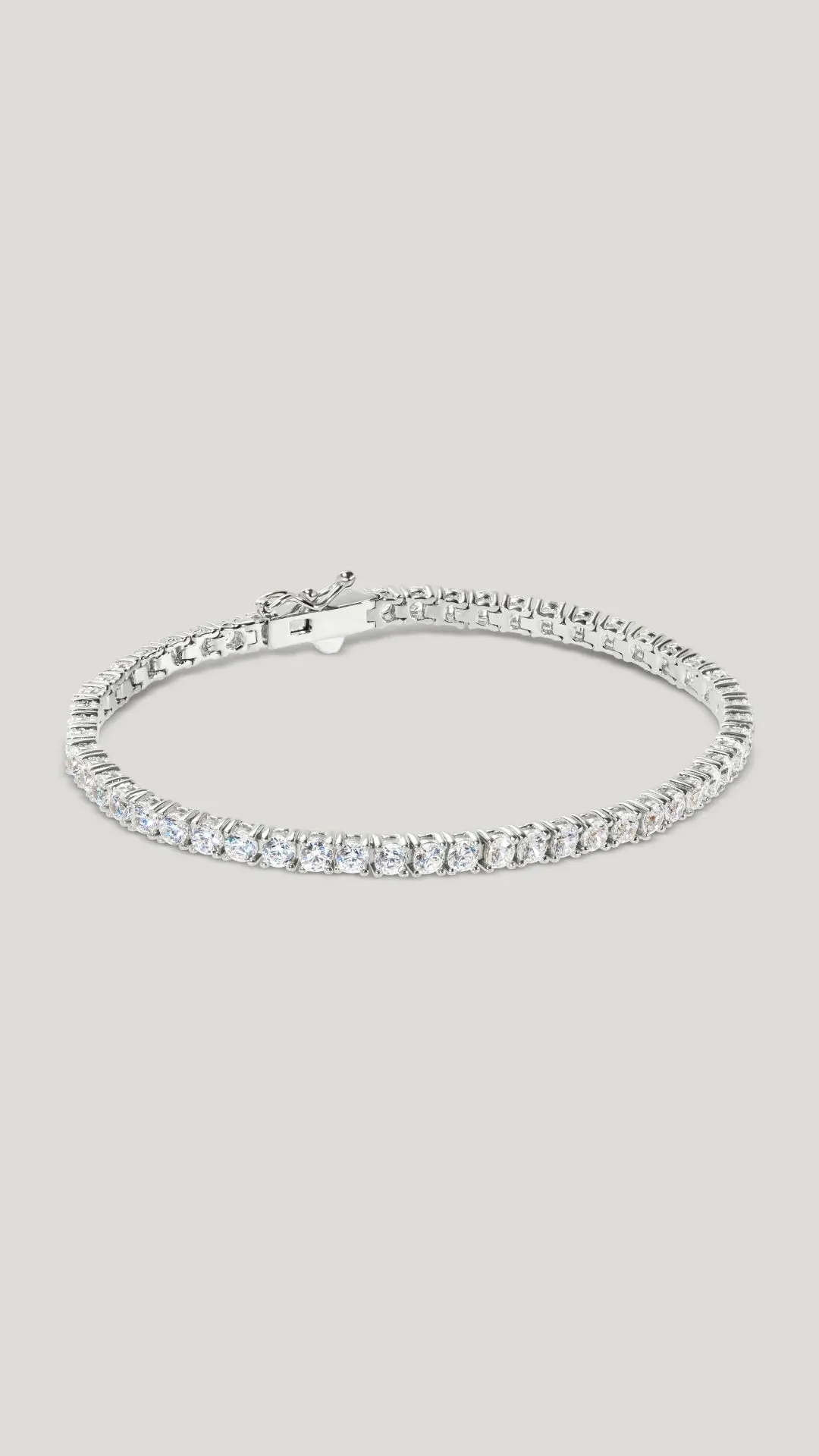 4mm Tennis Bracelet Silver