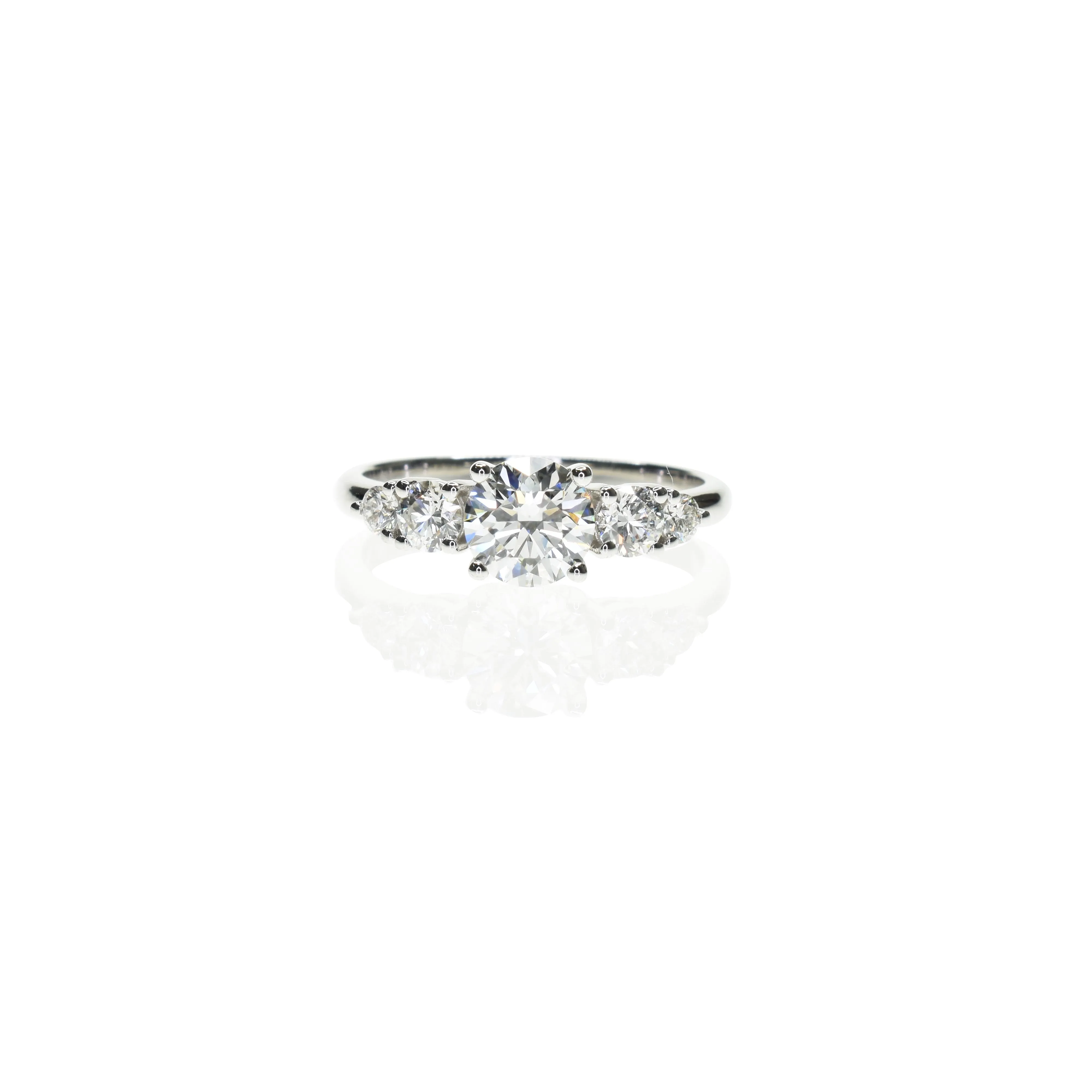 5 Diamond Engagement Ring