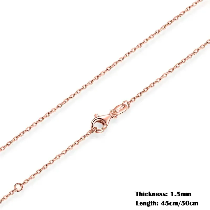 925 Sterling Silver Adjustable Chain