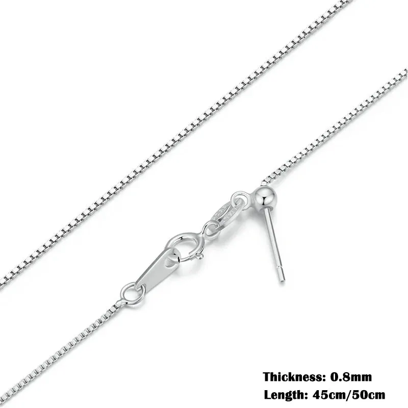 925 Sterling Silver Adjustable Chain