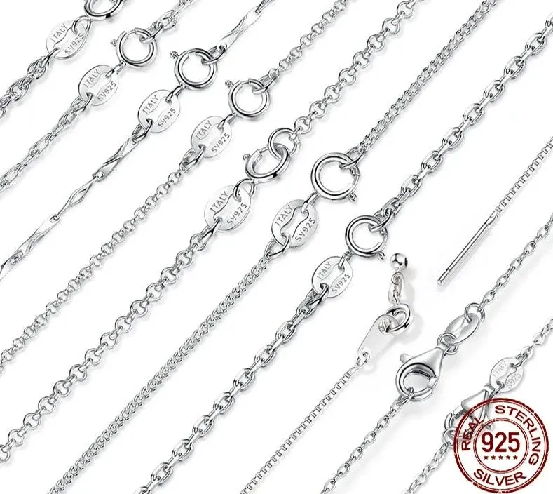 925 Sterling Silver Adjustable Chain