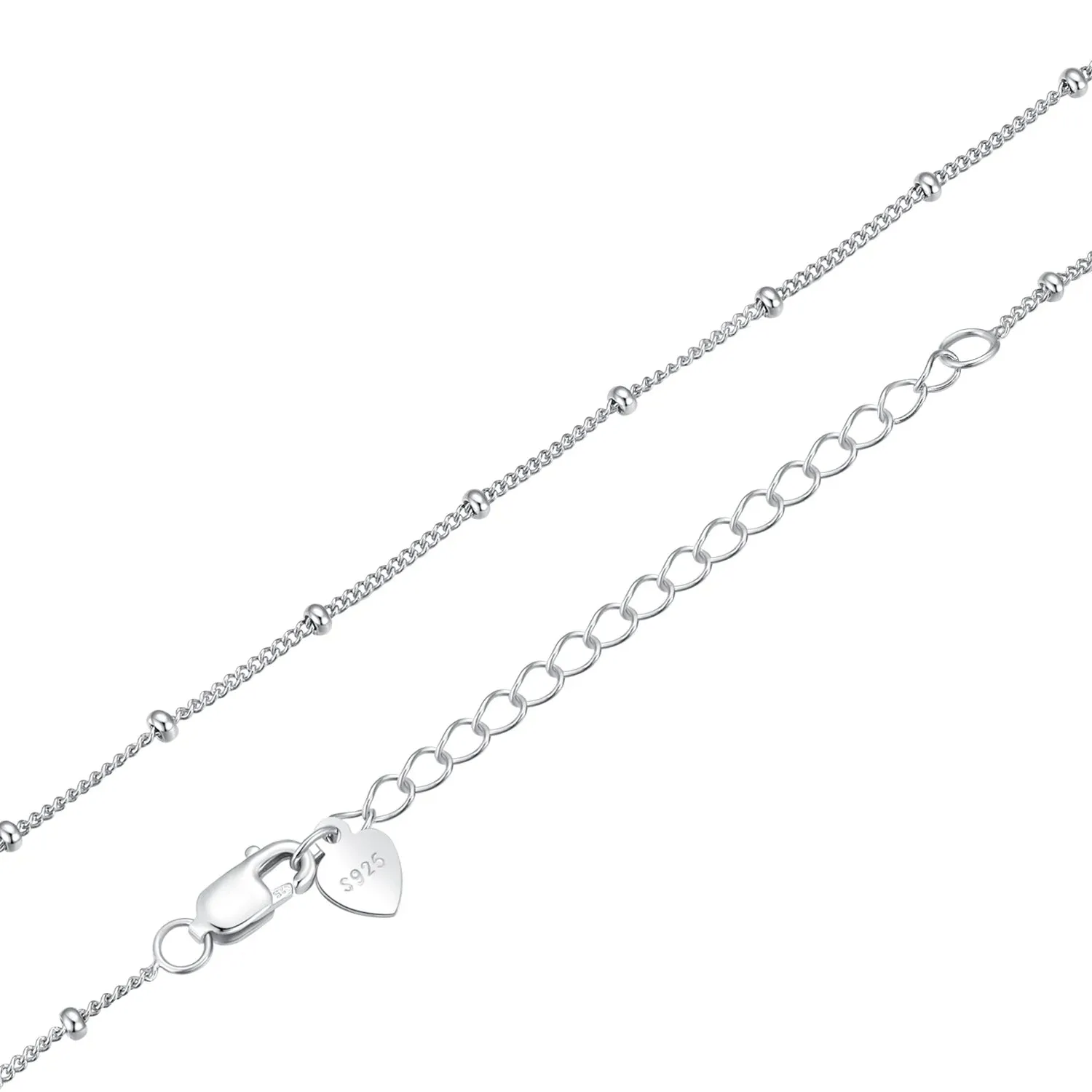 925 Sterling Silver Adjustable Chain