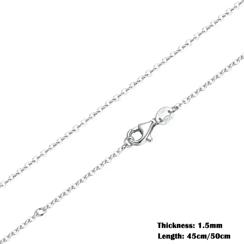 925 Sterling Silver Adjustable Chain