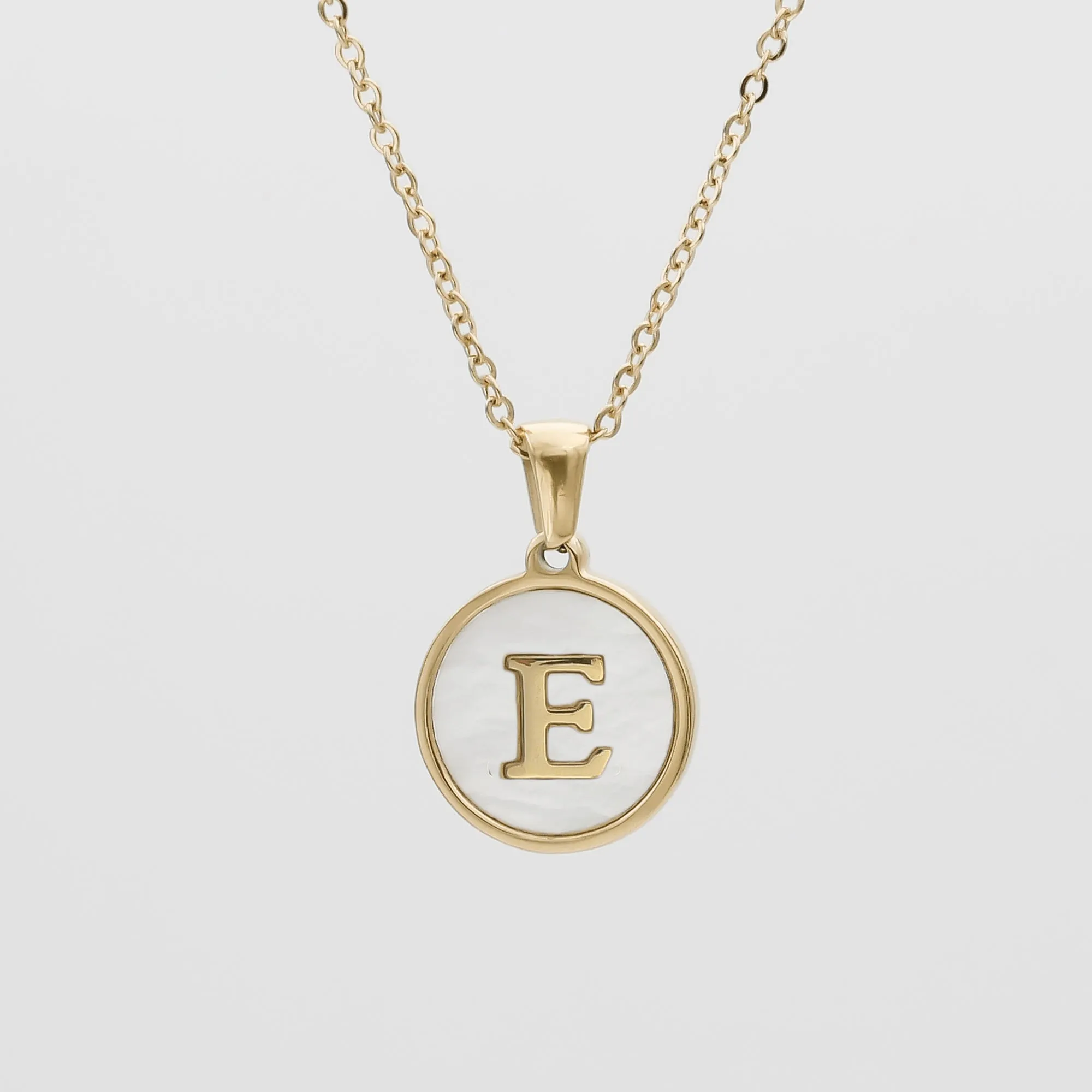 Ava Opal Initial Necklace