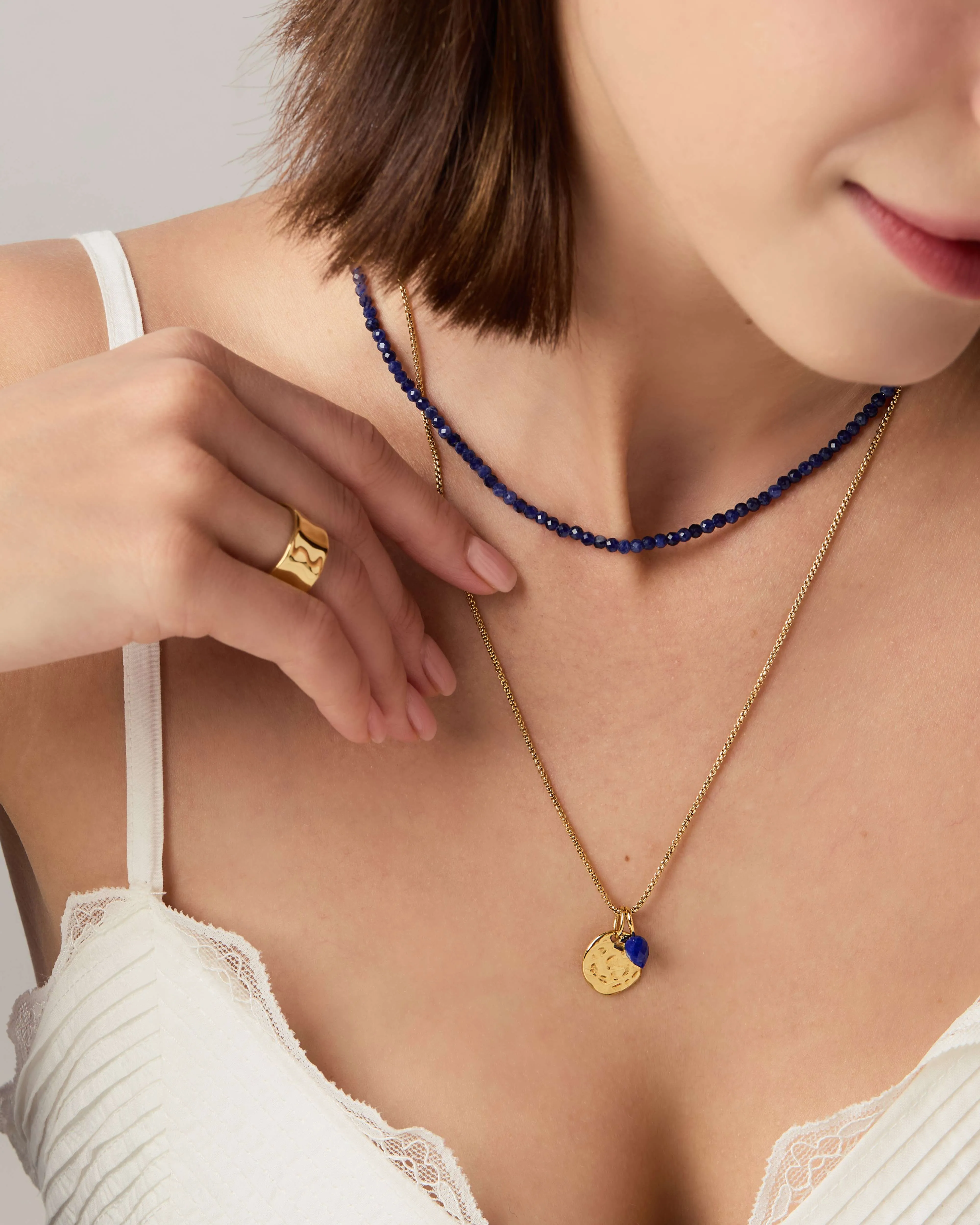 Barley Sodalite Necklace