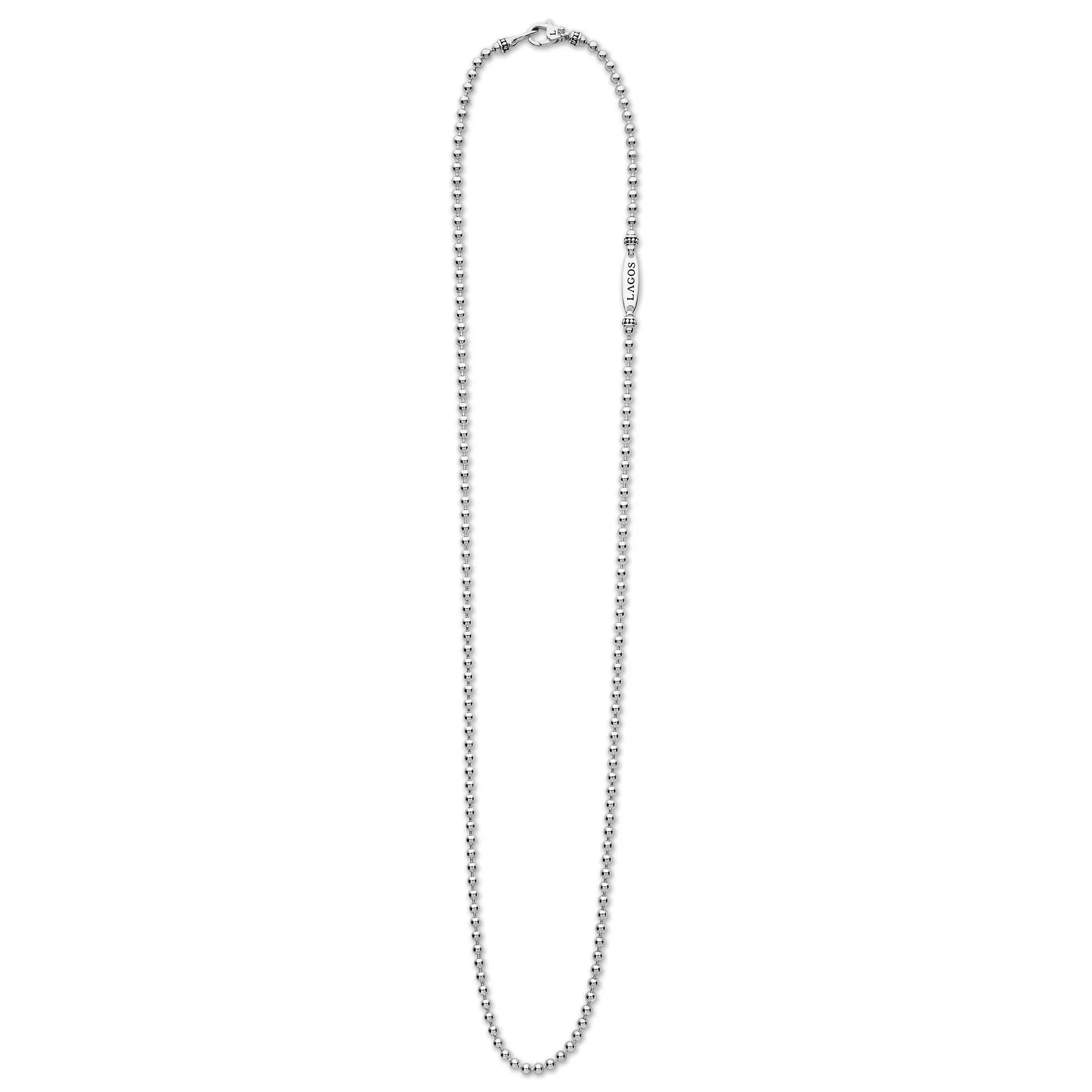 Beaded Chain Necklace | 2.5mm