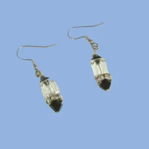 Black & White  Handmade Artisan Bead Earrings