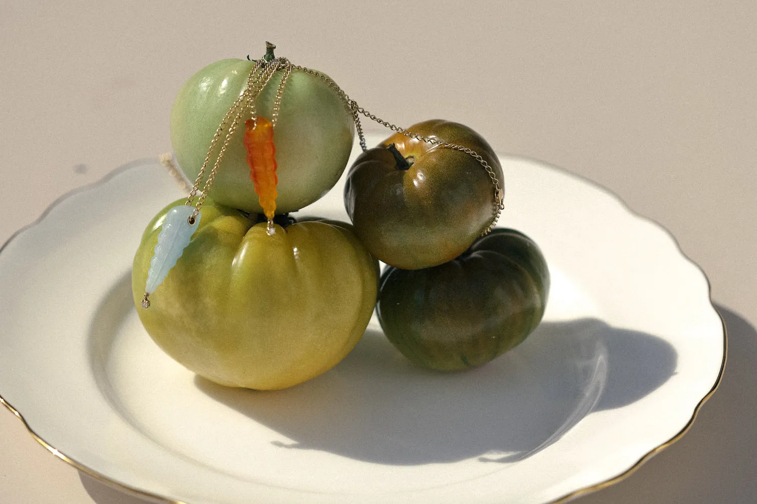 Carnelian Gustavia Necklace