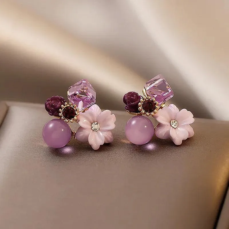 Cherry Drop Earrings: Korean Fruit Jewelry for Fashionable Trendsetters