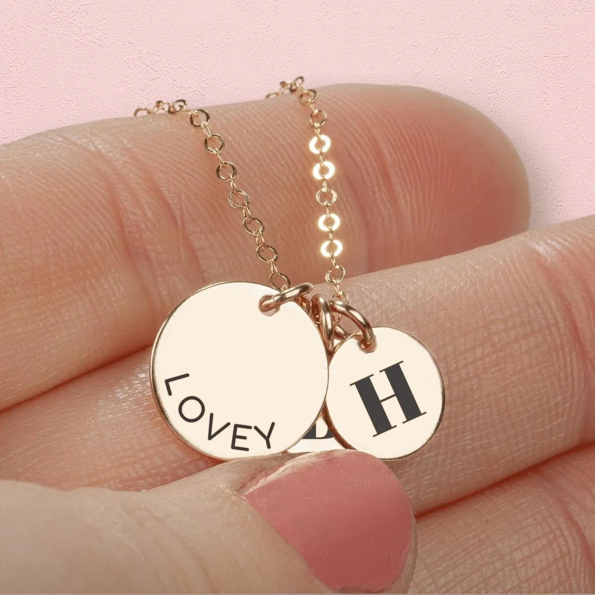 Custom Family Disc Necklace