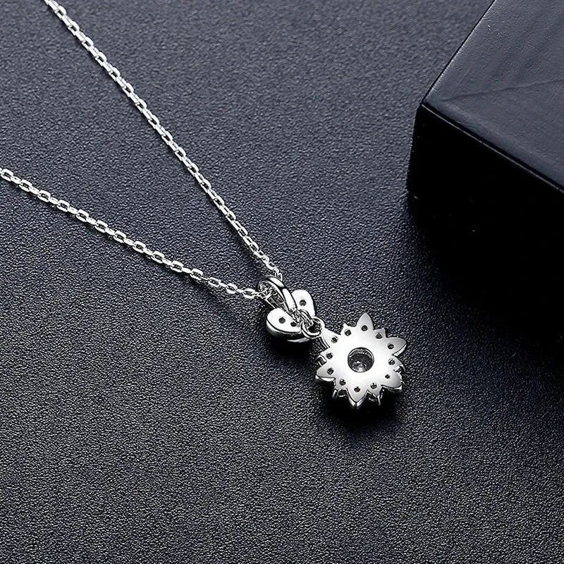 Cute Snowflake Pendant Necklace