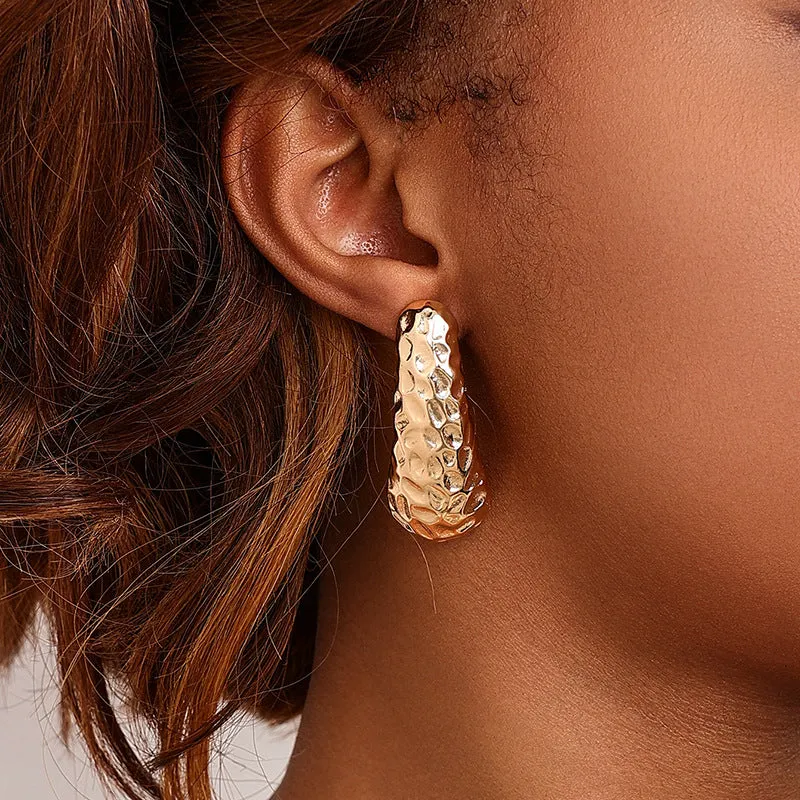 Daring Geometric Street Earrings with a Punk Vibe