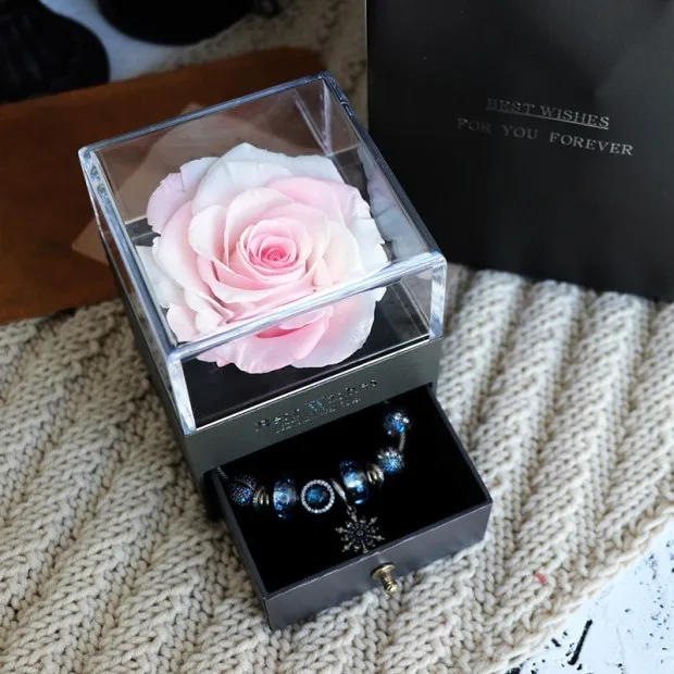 Eternal Rose Jewelry Box – A Timeless Gift of Love and Elegance