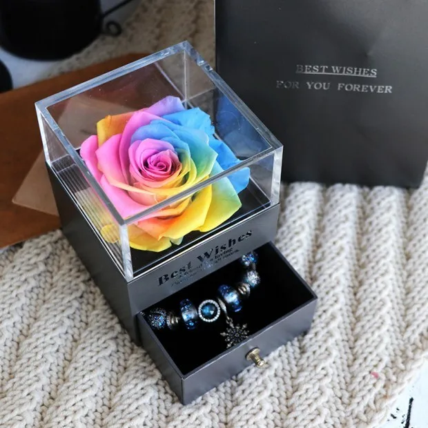 Eternal Rose Jewelry Box – A Timeless Gift of Love and Elegance