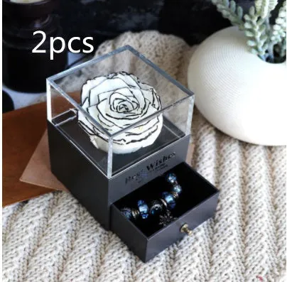 Eternal Rose Jewelry Box – A Timeless Gift of Love and Elegance