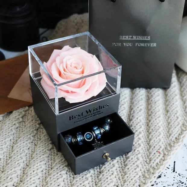 Eternal Rose Jewelry Box – A Timeless Gift of Love and Elegance