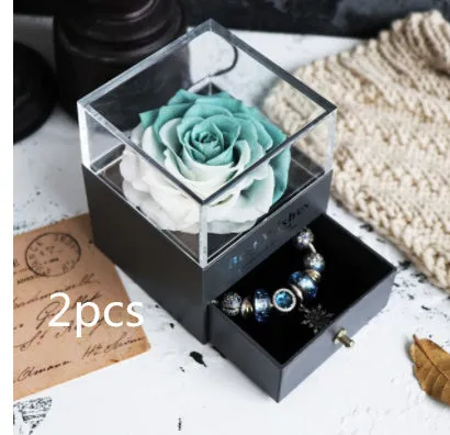 Eternal Rose Jewelry Box – A Timeless Gift of Love and Elegance