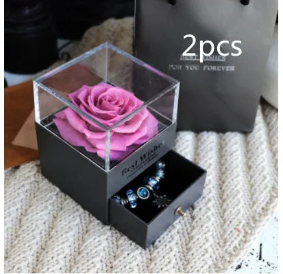 Eternal Rose Jewelry Box – A Timeless Gift of Love and Elegance