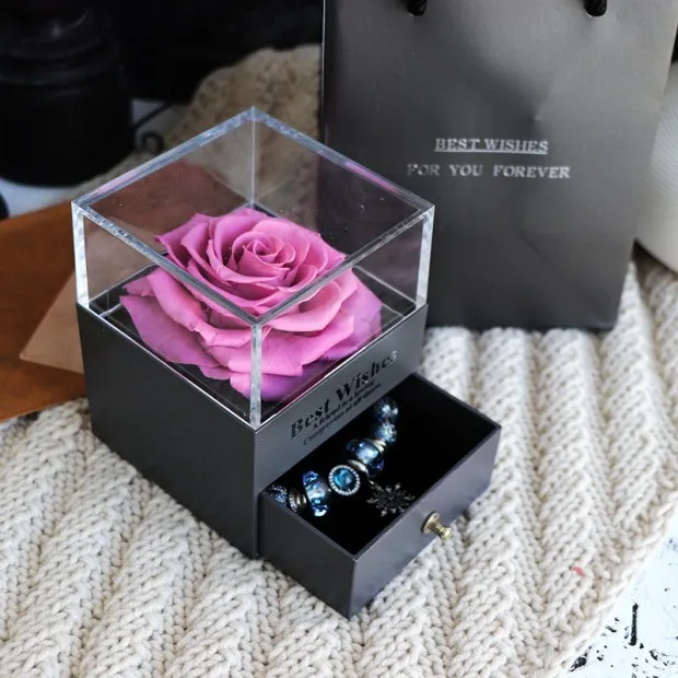 Eternal Rose Jewelry Box – A Timeless Gift of Love and Elegance