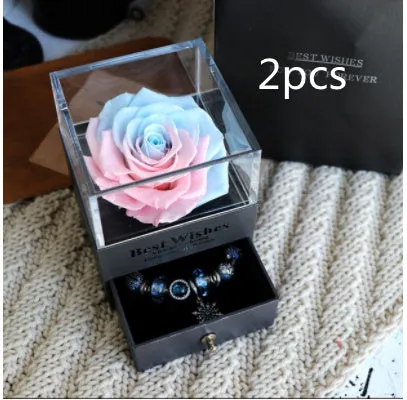 Eternal Rose Jewelry Box – A Timeless Gift of Love and Elegance