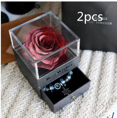 Eternal Rose Jewelry Box – A Timeless Gift of Love and Elegance