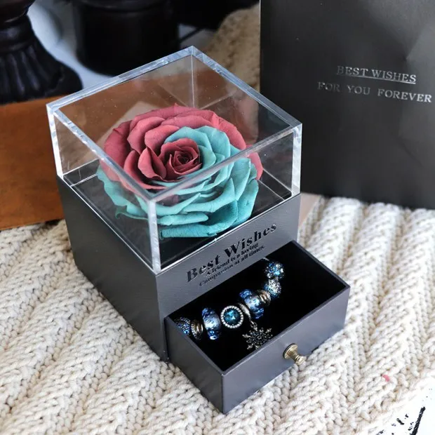 Eternal Rose Jewelry Box – A Timeless Gift of Love and Elegance