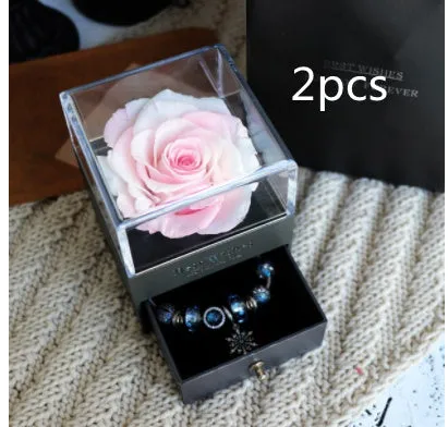 Eternal Rose Jewelry Box – A Timeless Gift of Love and Elegance