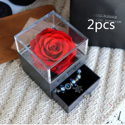 Eternal Rose Jewelry Box – A Timeless Gift of Love and Elegance