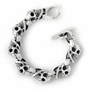 Extra Large Good Luck Skull Bracelet long