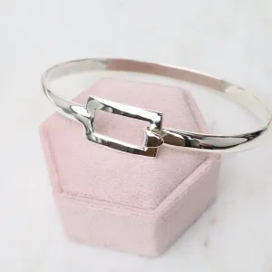 Front Latching Bangle with Rectangle