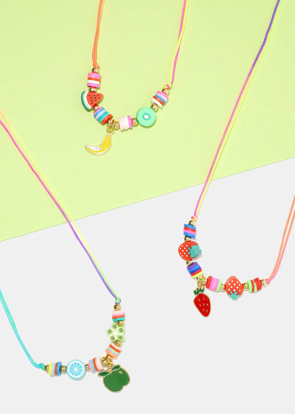 Fruit Beaded Necklace