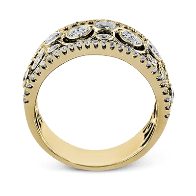 Harmonie Fashion Ring in 18k Gold with Diamonds