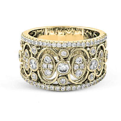 Harmonie Fashion Ring in 18k Gold with Diamonds