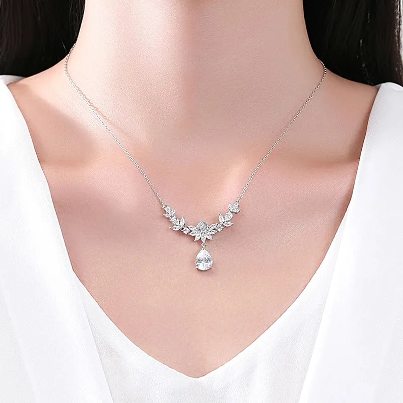 High Quality Iced Cubic Zirconia Necklace