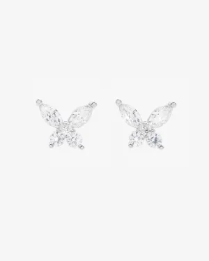 Iced Butterfly Earrings