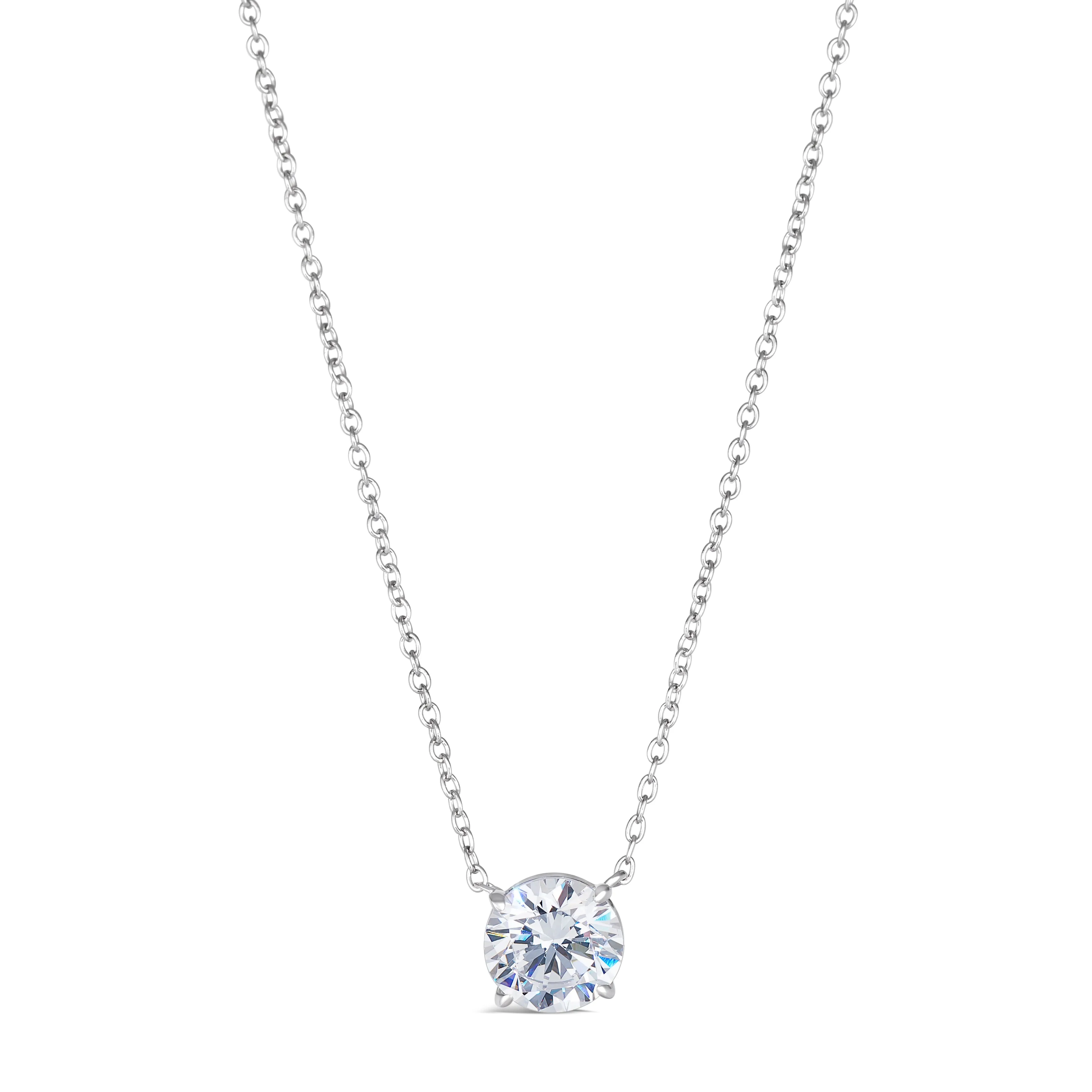 Just Like A Diamond 2 Carat Solitaire Necklace