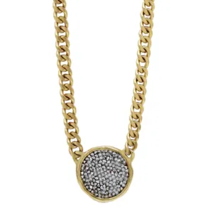 Kristal Halo Figaro Necklace