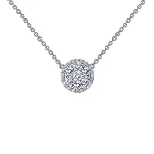 LAFONN 1.01ct TW Halo Necklace