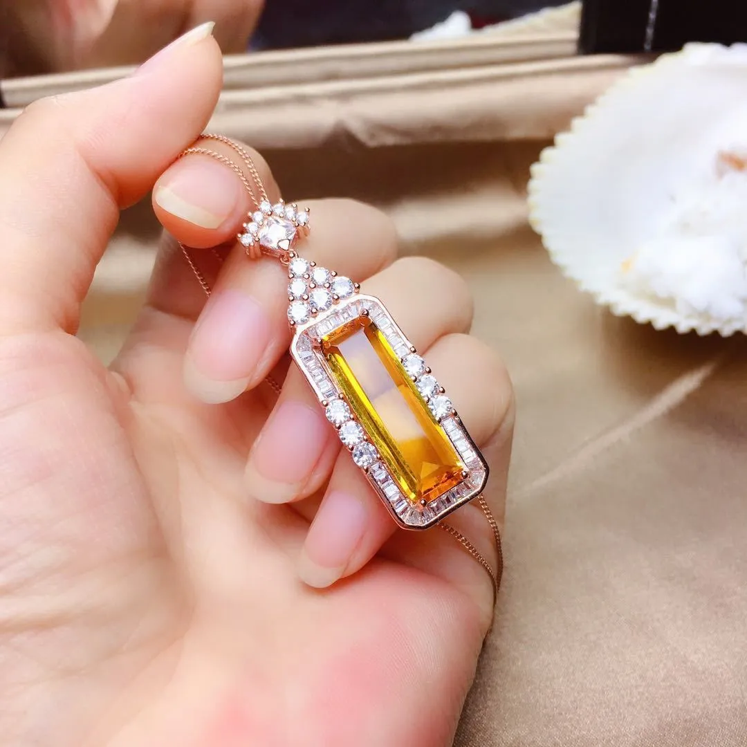 Large Citrine Ring!Crystal Clean Sparkle!!!