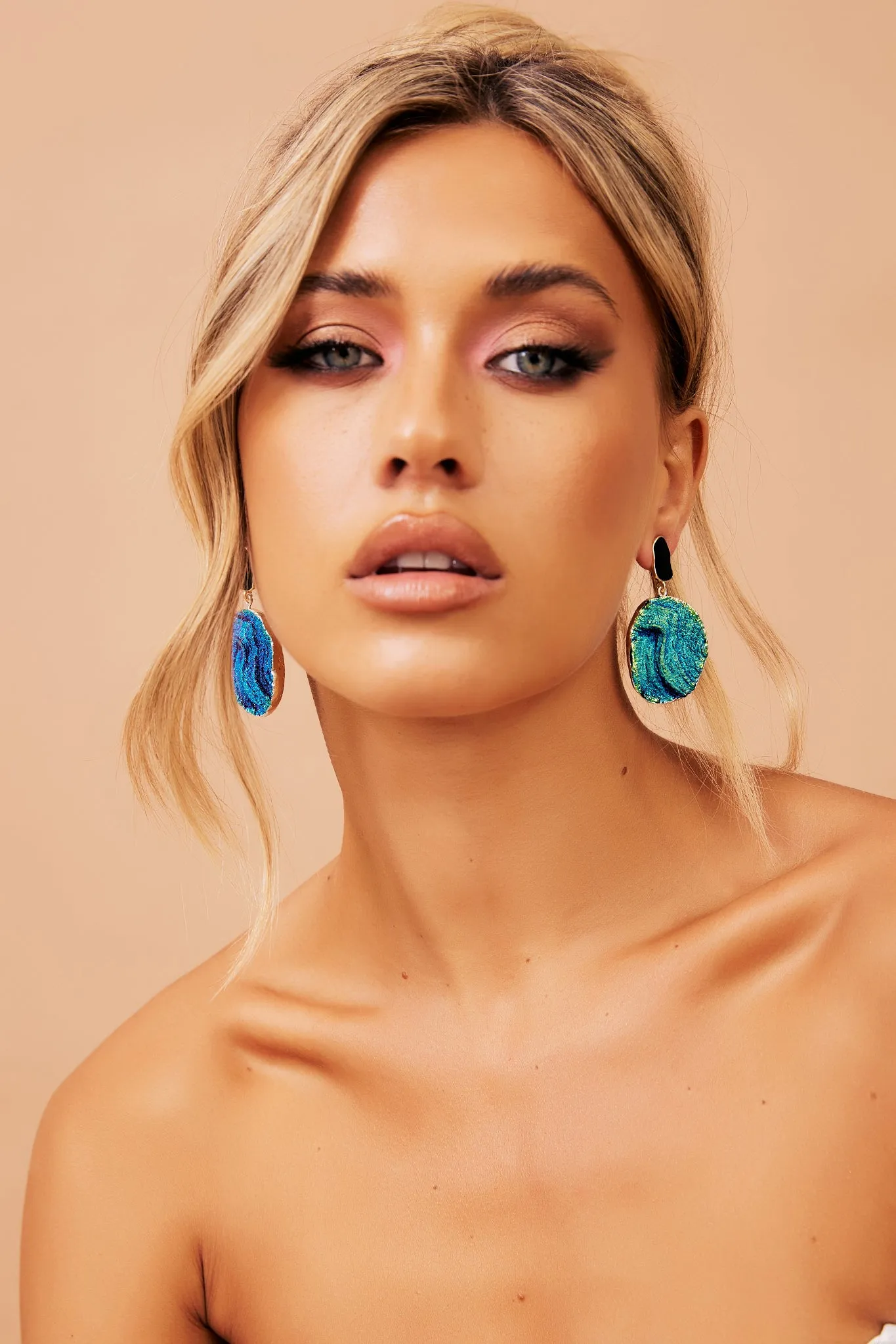 Mermaid Tears Earrings - Blue