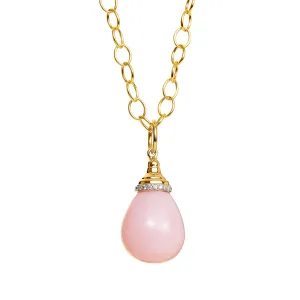 Mogul Pink Opal Drop Pendant