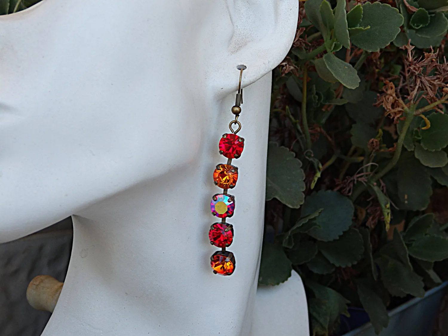 Multi colors Rebeka earrings