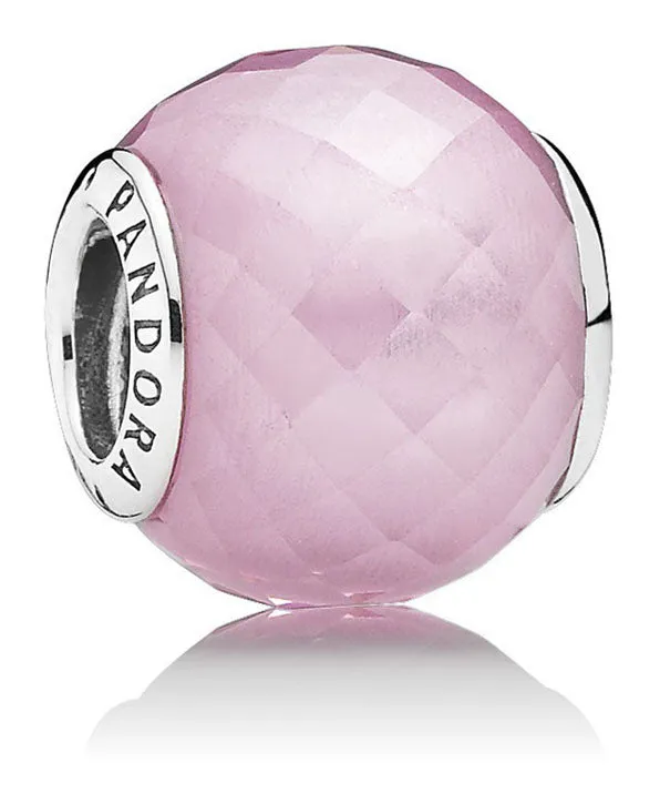 Pandora Petite Facets Charm, Pink (SKU: 791499PCZ)