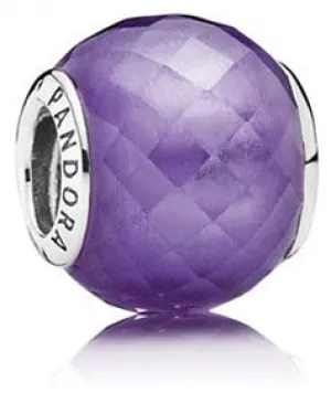 Pandora Petite Facets Charm, Purple (SKU: 791499ACZ)