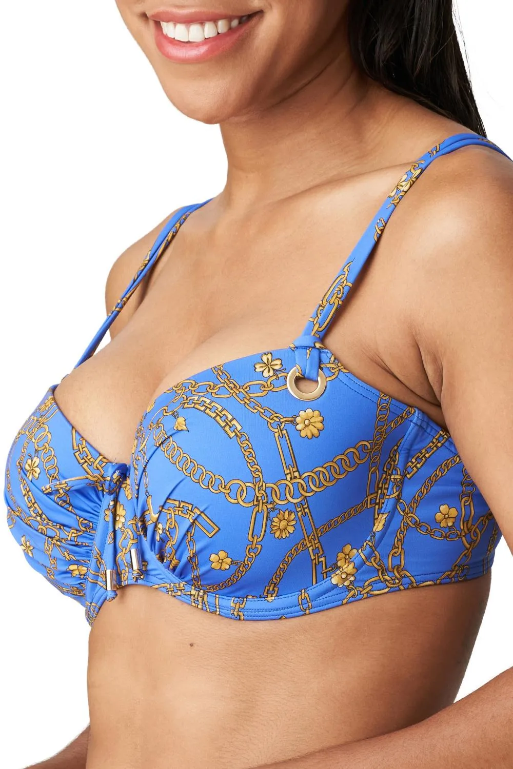 Prima Donna Swim Olbia Padded Balcony Bikini, Electric Blue (4009116)