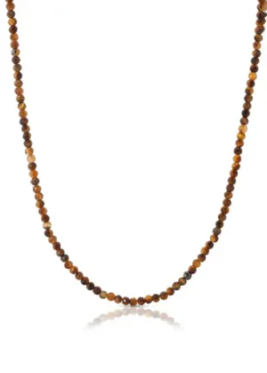 Sidekick Beaded Necklace - Tiger's Eye