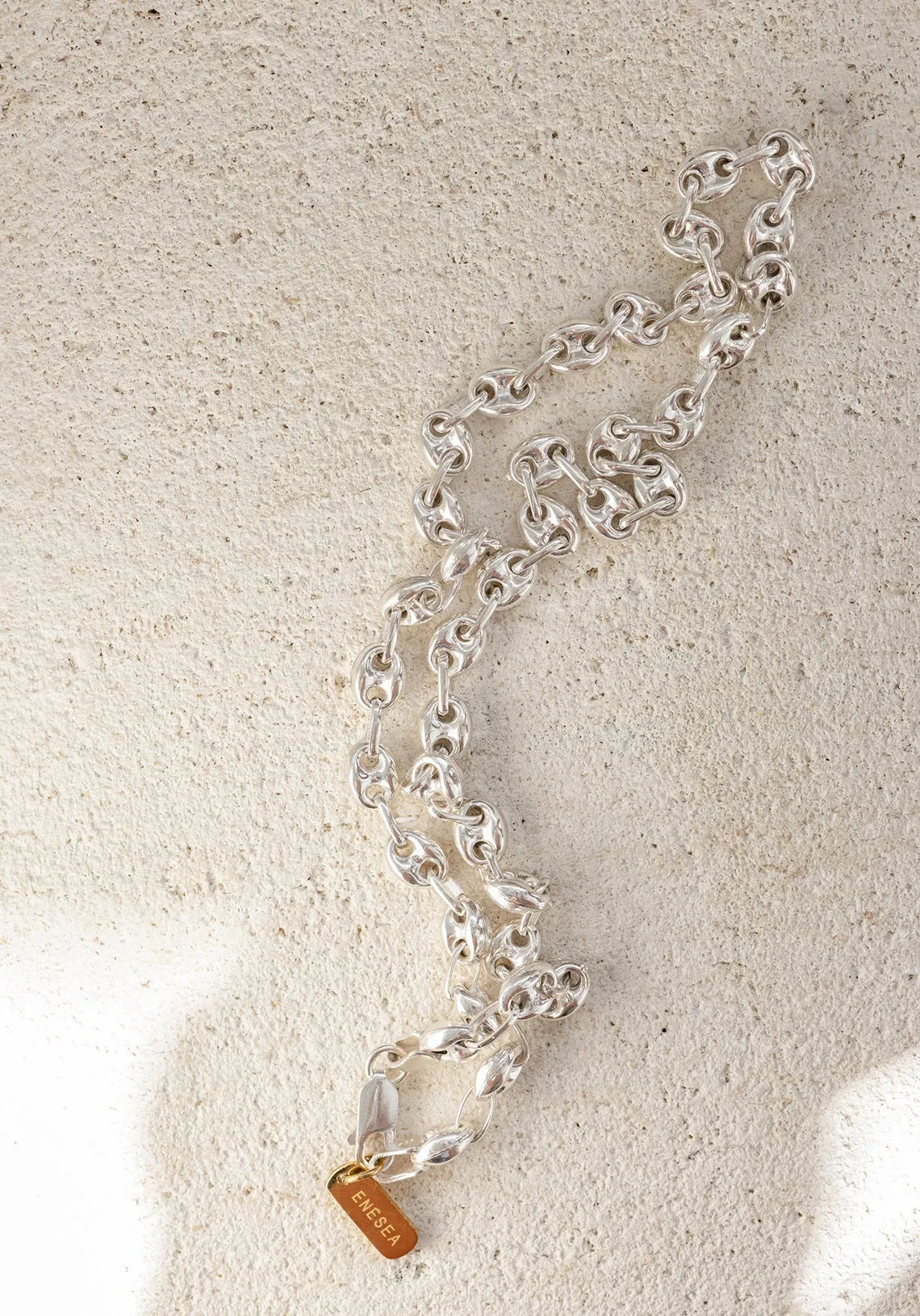 SILVER LINK NECKLACE