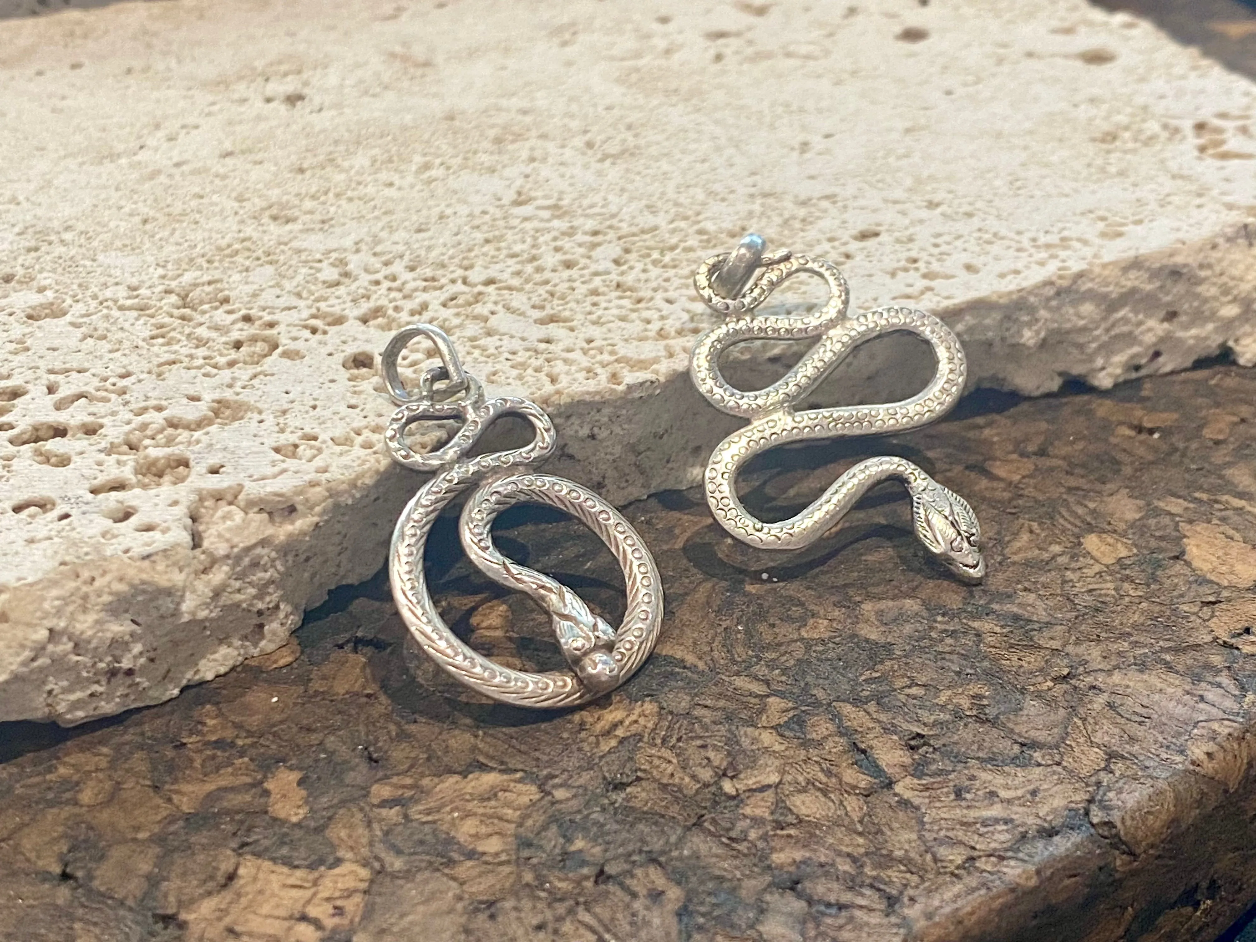 Siver Snake Pendants